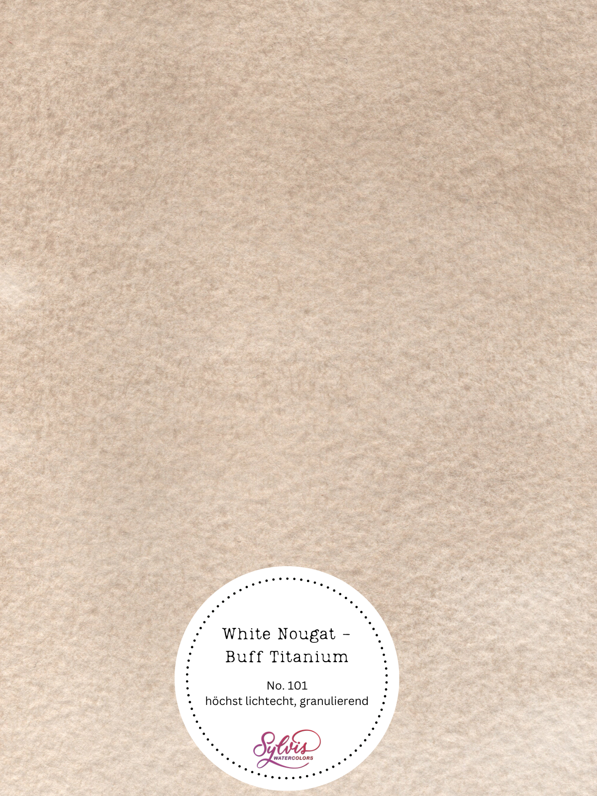 Aquarellfarbe 'Buff Titanium' "White Nougat"