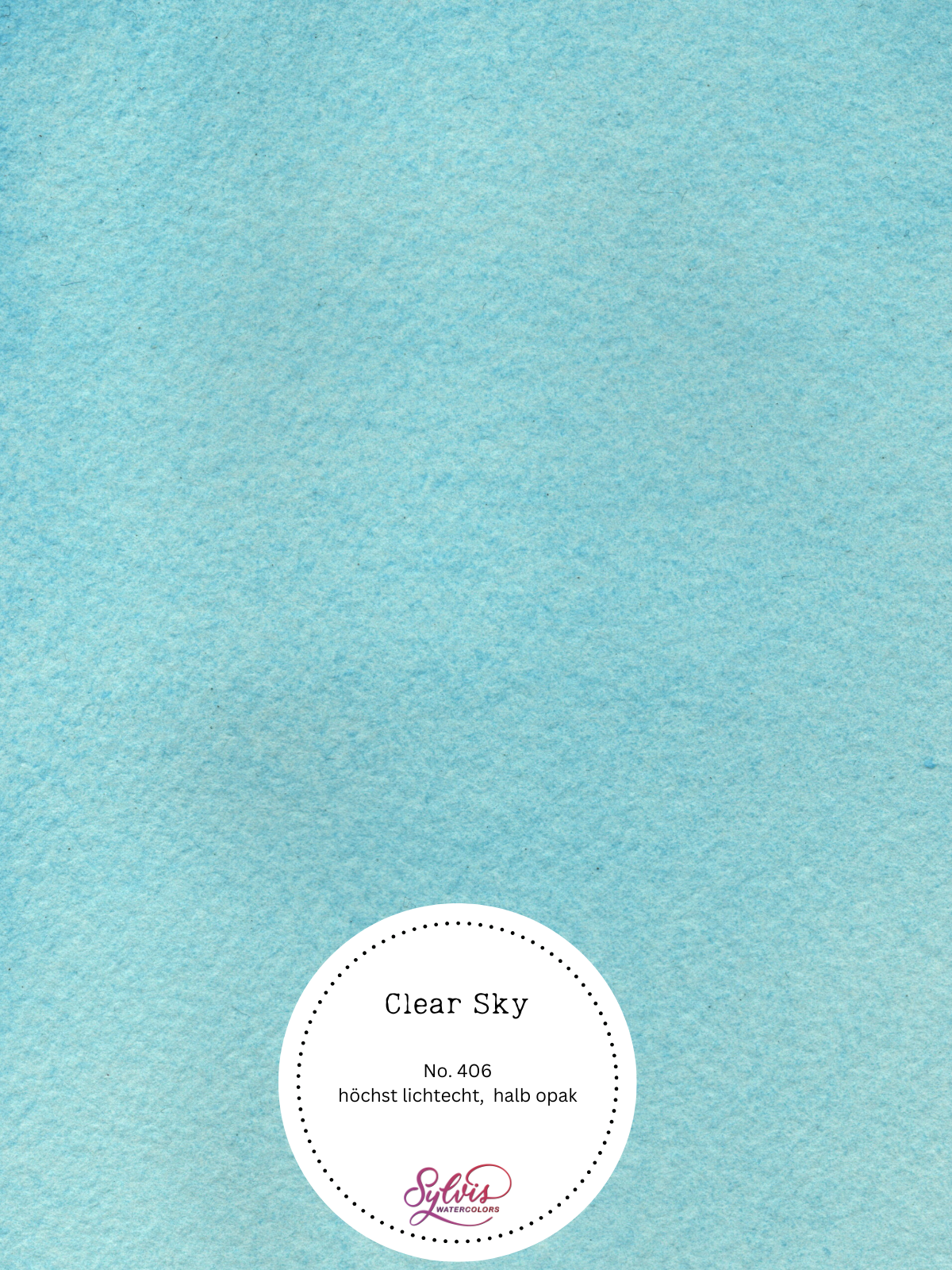 Aquarellfarbe 'Clear Sky' - Kreidefarbe