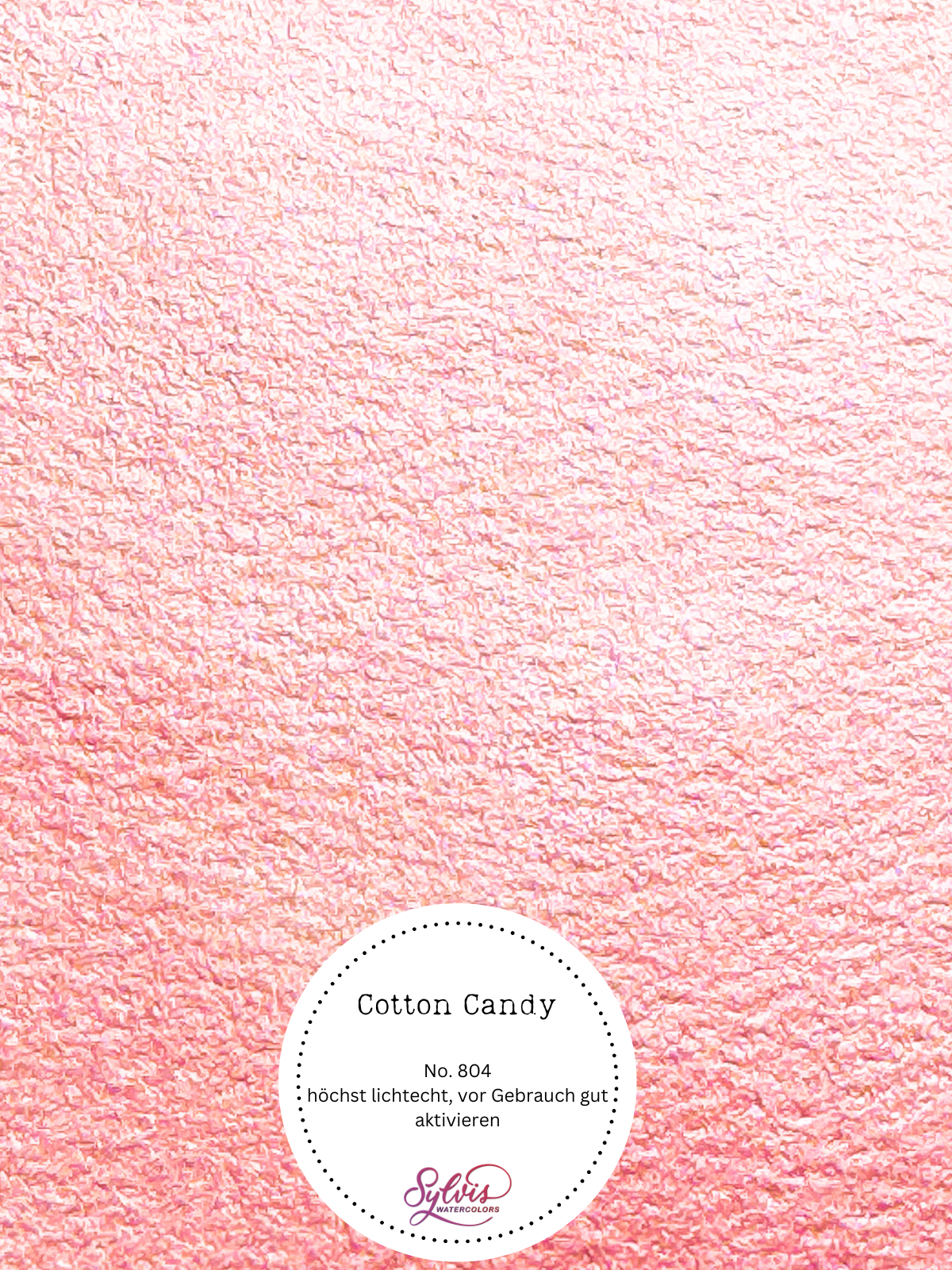 Aquarellfarbe 'Cotton Candy' - MICA Glitzerpigment, Pinkglitzer