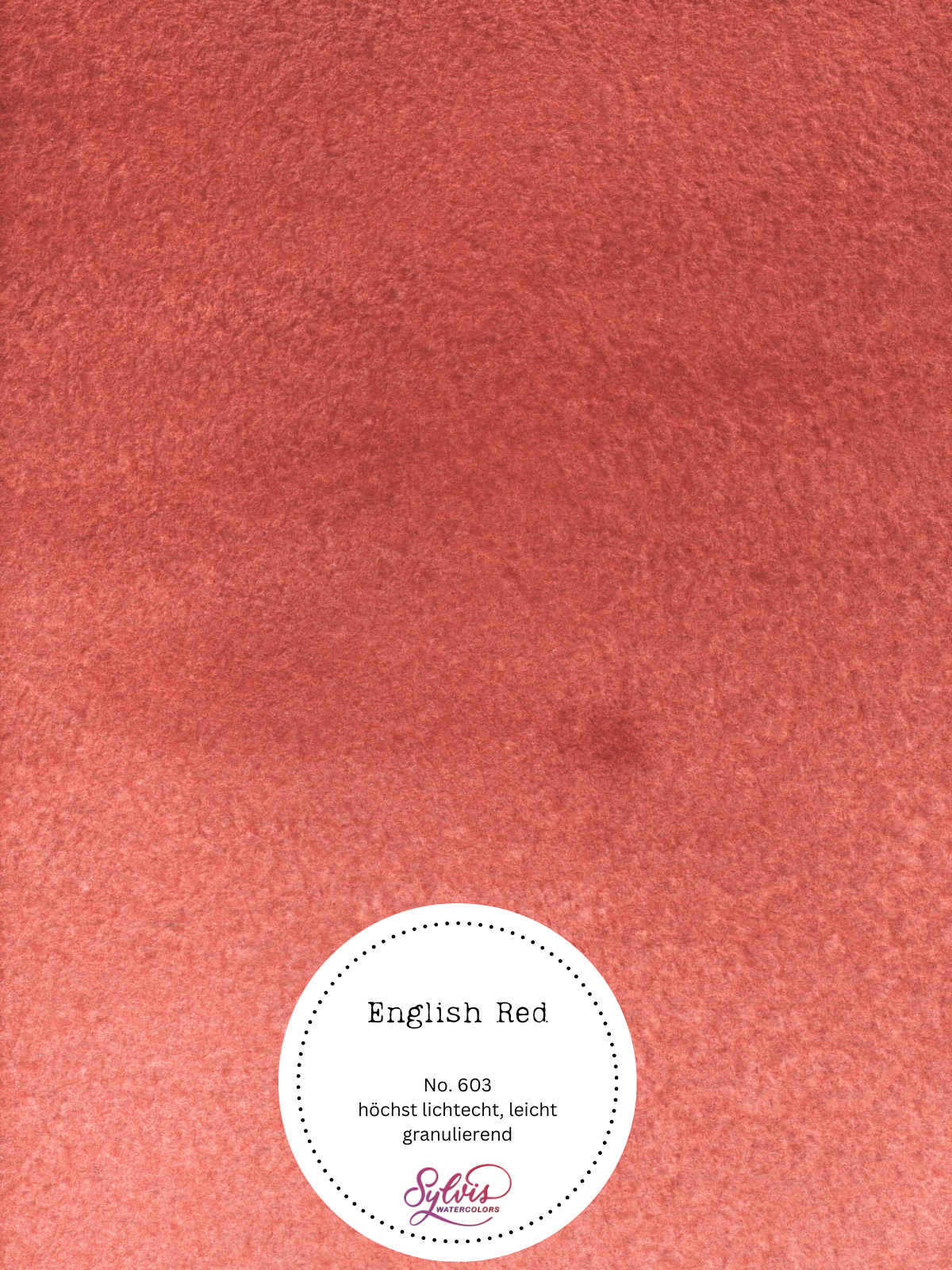 Aquarellfarbe 'English Red'