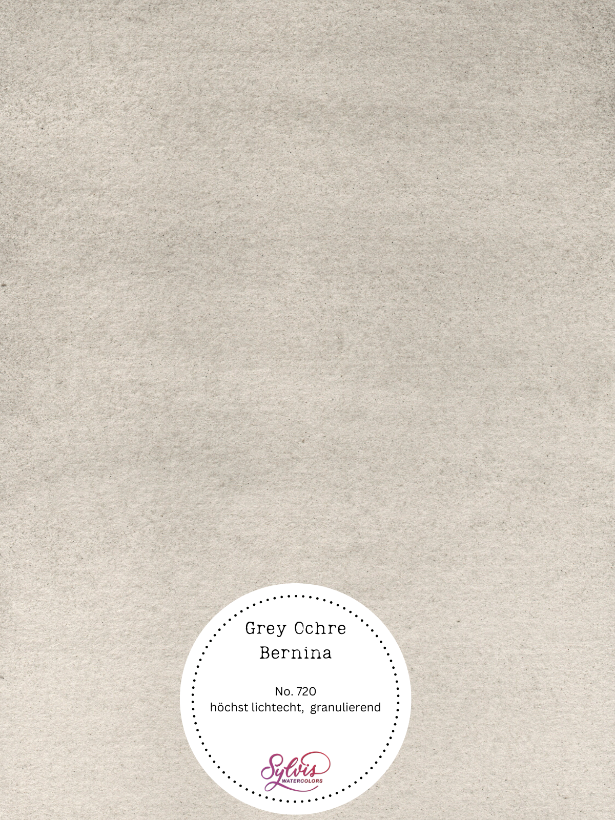 Aquarellfarbe 'Grey Ochre' (Berninapass, Schweiz)