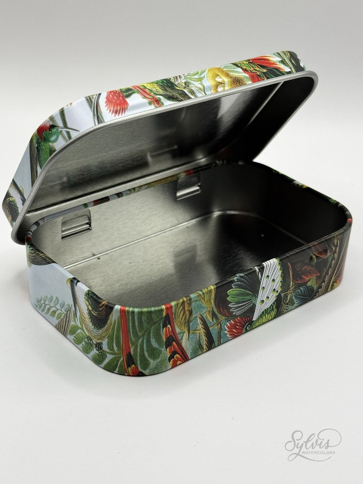 Box with hummingbirds for max. 12-14 half pans