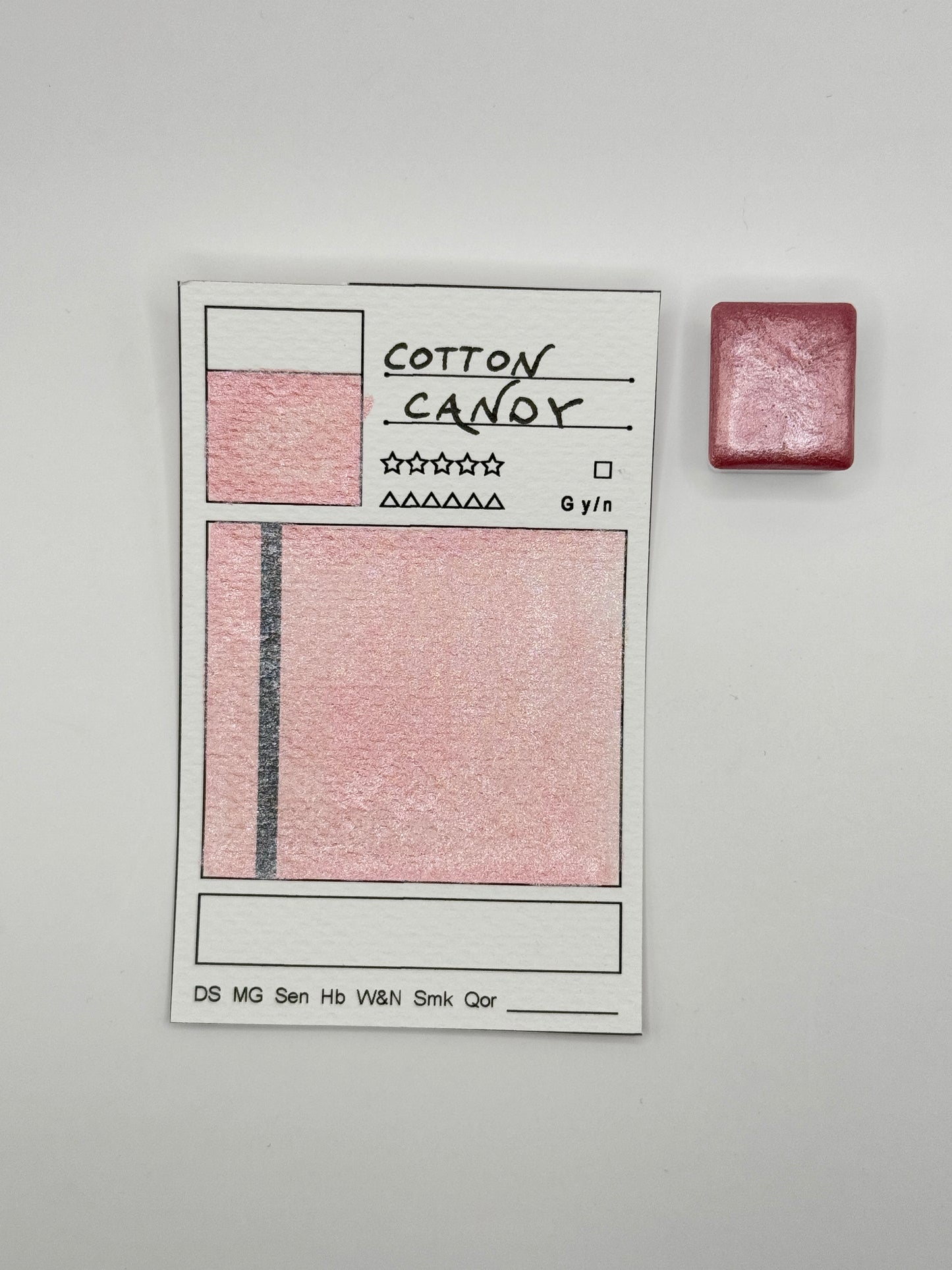 Aquarellfarbe 'Cotton Candy' - MICA Glitzerpigment, Pinkglitzer