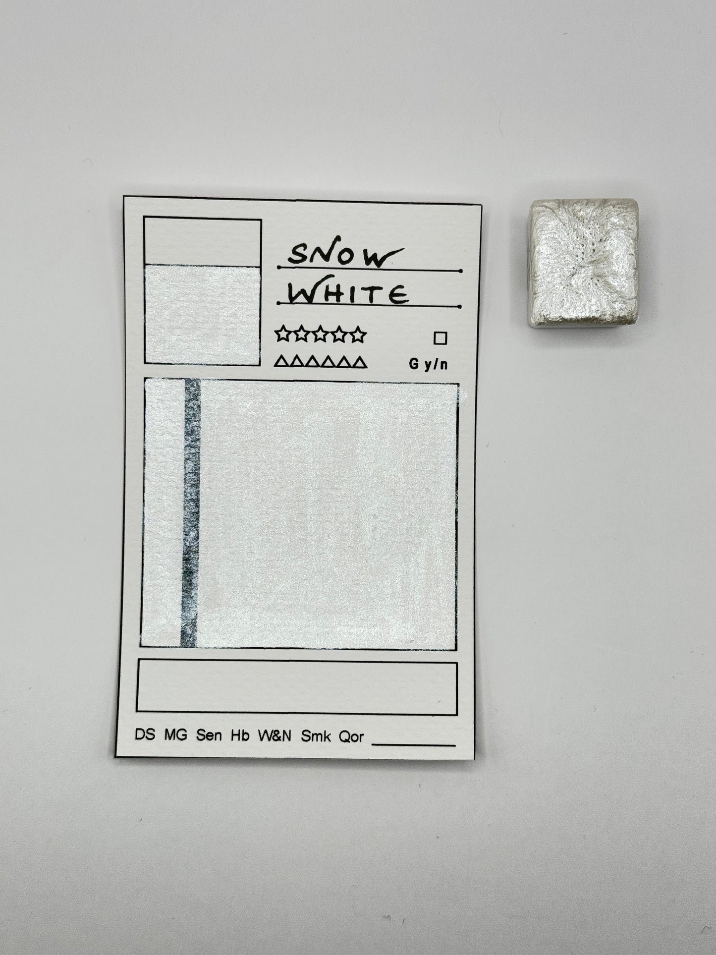 Aquarellfarben Trio 'Cotton Candy', 'Snow White' und 'Sea Sparkle' MICA Glitzerfarben Set