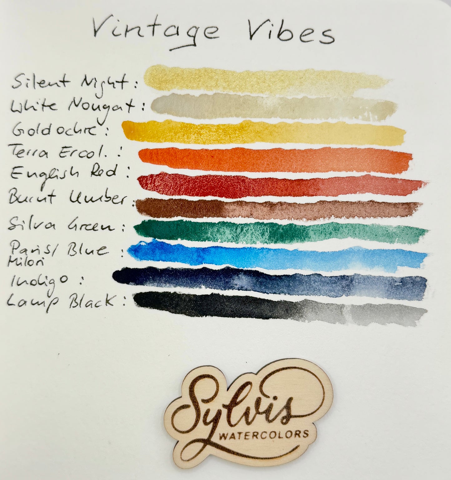 Aquarellfarben Set im Kasten "Vintage Vibes"