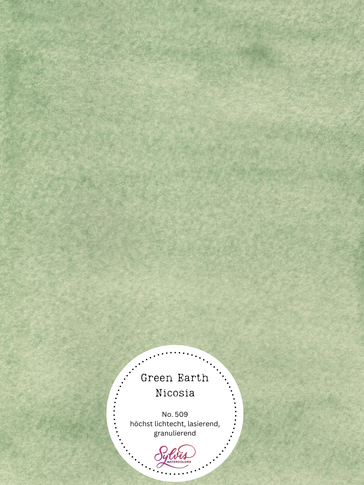 Aquarellfarbe 'Nicosia Green Earth'
