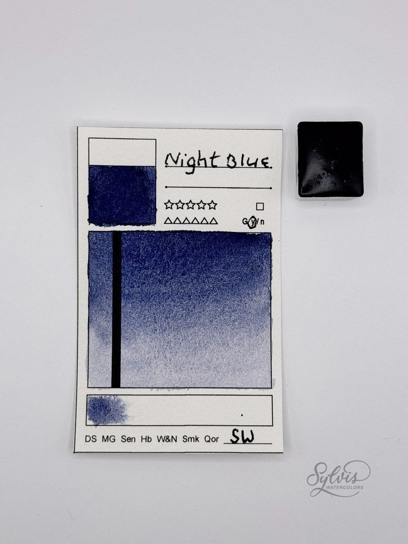 Aquarellfarbe 'Night Blue'