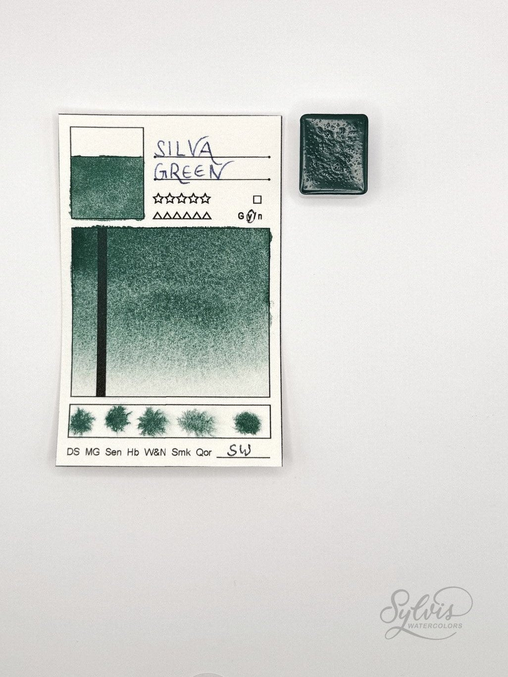 Aquarellfarbe 'Silva Green'