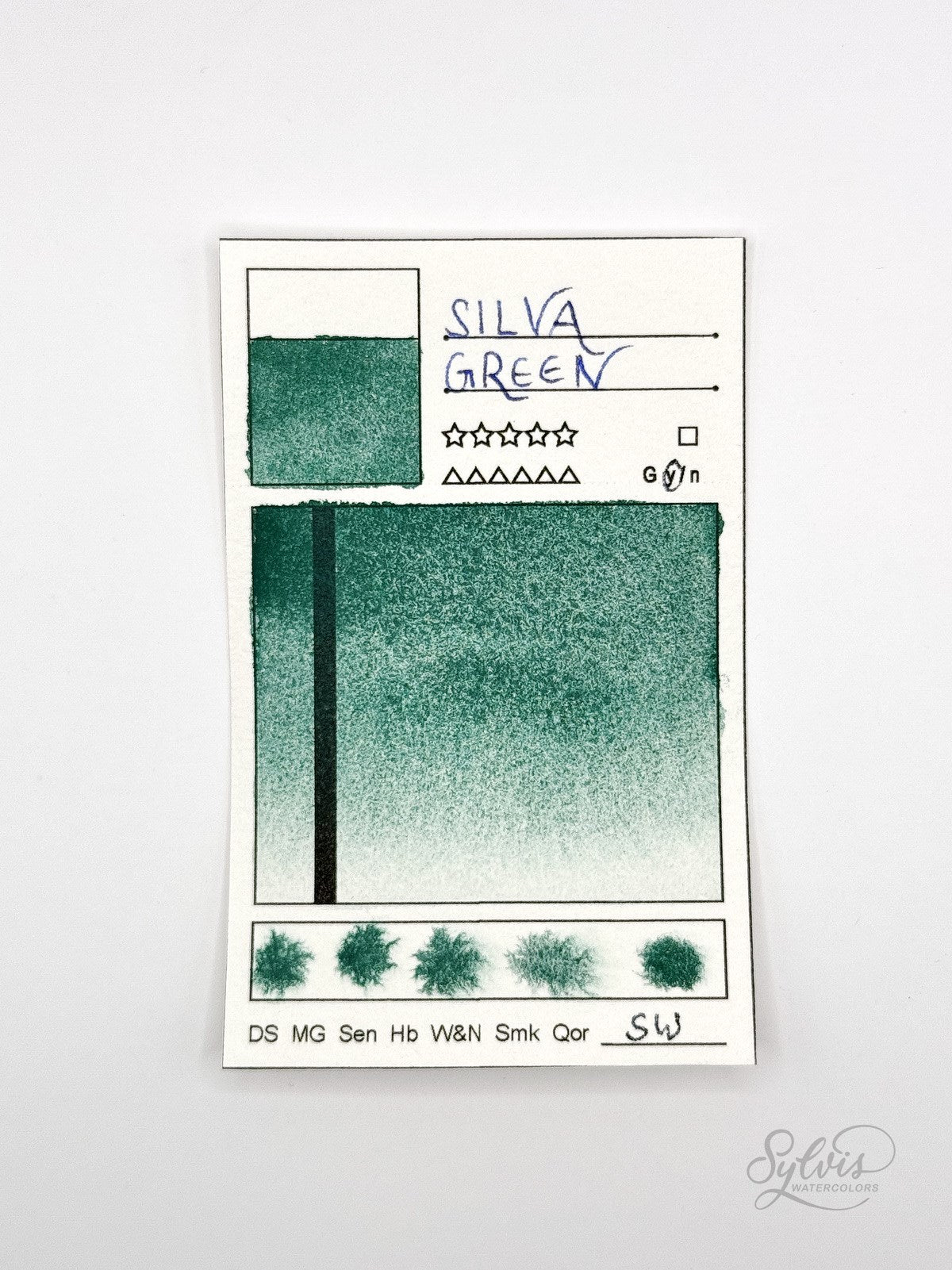 Aquarellfarbe 'Silva Green'
