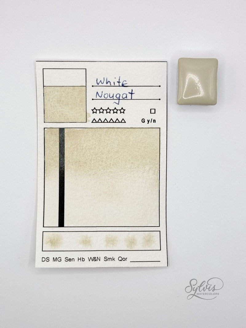 Aquarellfarbe 'Buff Titanium' "White Nougat"