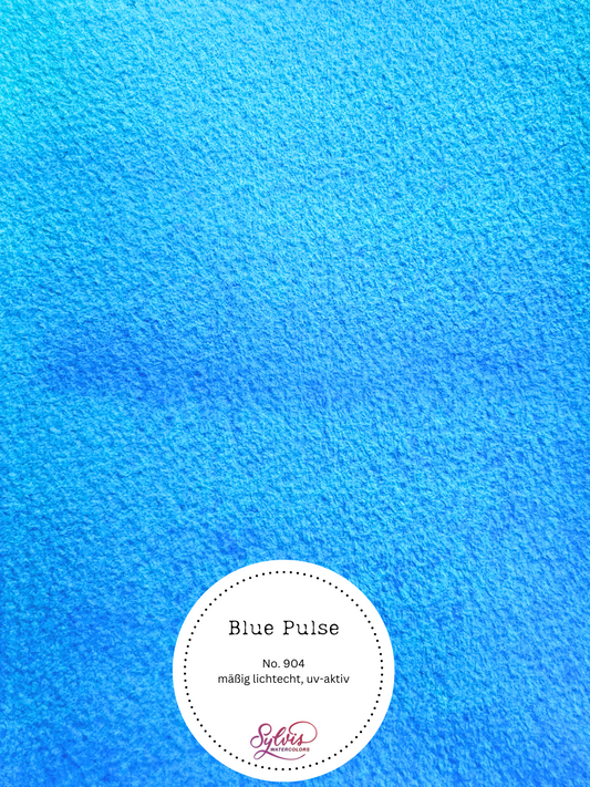 Aquarellfarbe 'Blue Pulse' - UV-aktiv, Neon