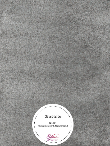 Farbkarte Graphite – handgemachte Aquarellfarbe auf Aquarellpapier, höchste Lichtechtheit