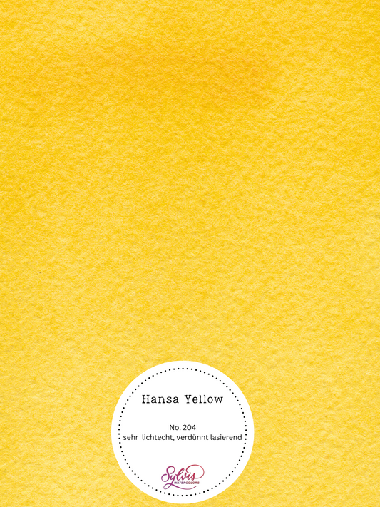 Aquarellfarbe 'Hansa Yellow'