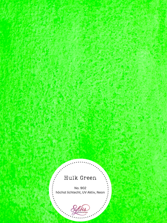 Aquarellfarbe 'Hulk Green' - UV-aktiv, Neon