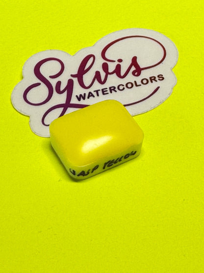 Aquarellfarbe 'Wasp Yellow' - UV-aktiv, Neon