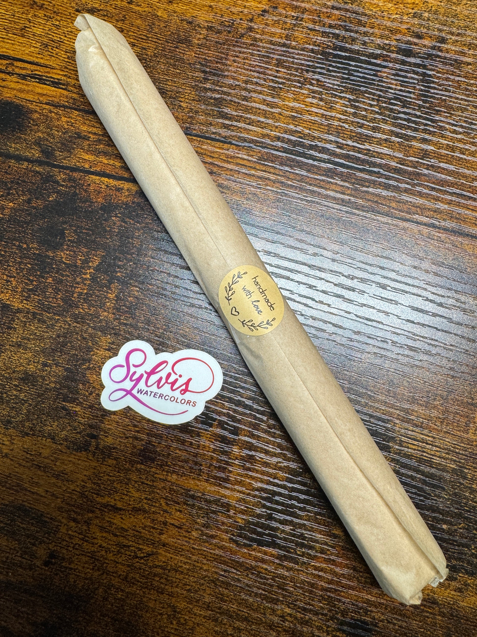 AMI Graphitpapier gerollt in Kopierpapier und Seidenpapier mit Aufkleber und Logo