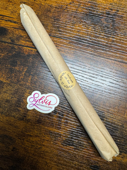 AMI Graphitpapier gerollt in Kopierpapier und Seidenpapier mit Aufkleber und Logo