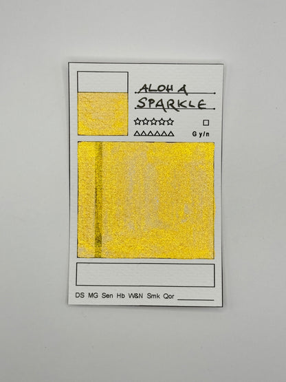 Aquarellfarbe 'Eldorado' - MICA Goldpigment, Sehr schöner goldiger Goldton ;)