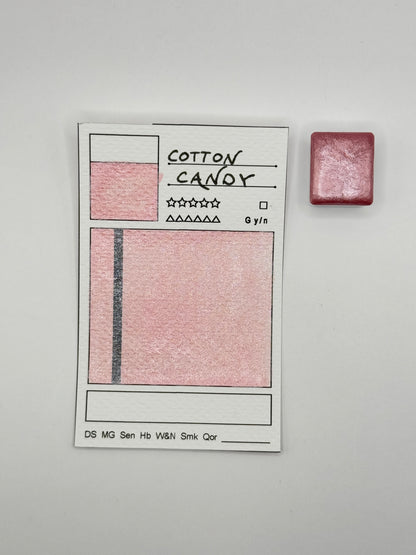 Aquarellfarbe 'Cotton Candy' - MICA Glitzerpigment, Pinkglitzer