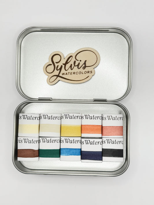 Aquarellfarben Set im Kasten "Vintage Vibes"
