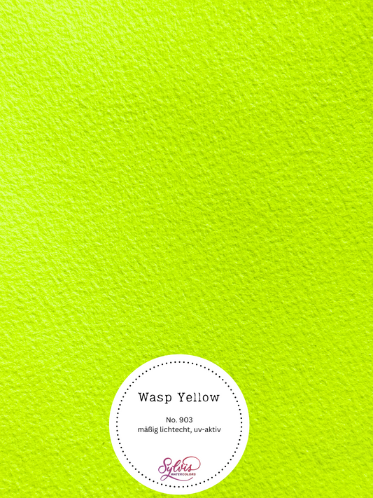 Aquarellfarbe 'Wasp Yellow' - UV-aktiv, Neon