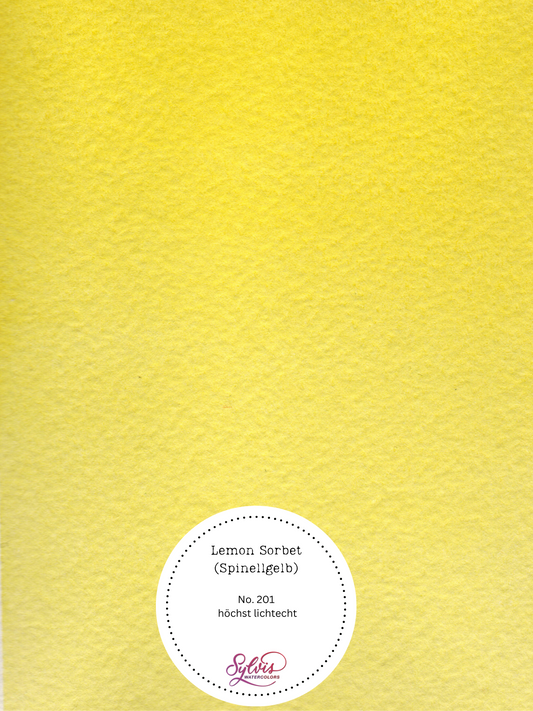 Aquarellfarbe 'Lemon Sorbet' (Spinellgelb)
