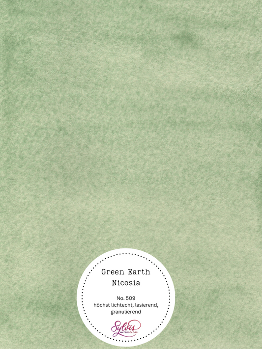 Aquarellfarbe 'Nicosia Green Earth'