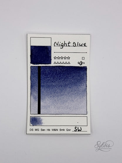 Aquarellfarbe 'Night Blue'
