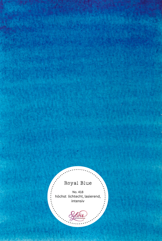 Aquarellfarbe 'Phthalo Blue, Royal Blue'