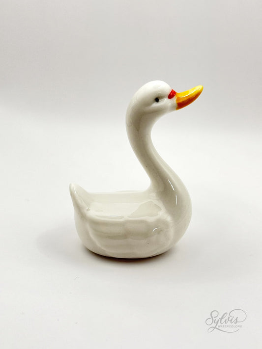 Pinselablage Schwan Seitenansicht