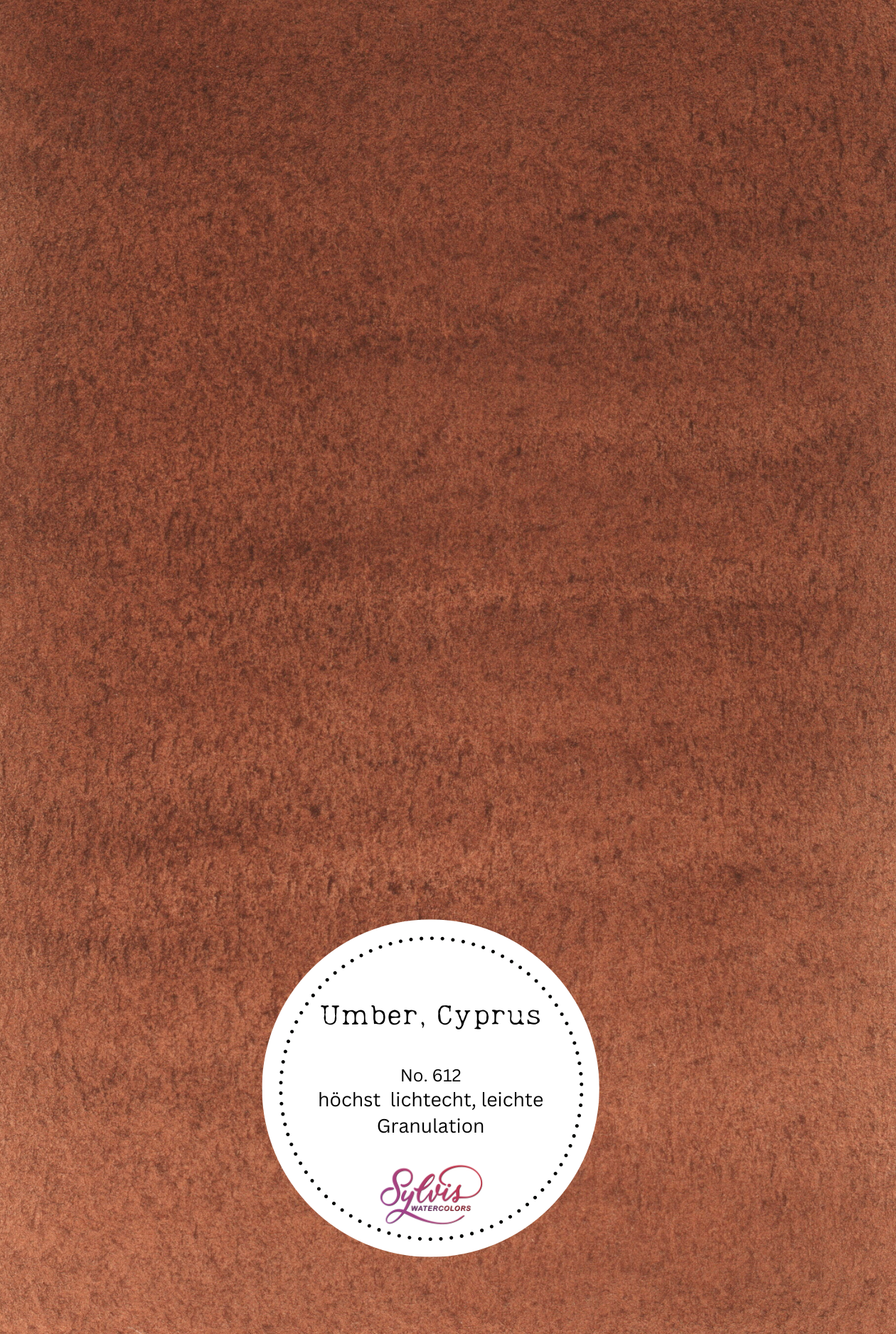 Farbe_Umber_Cyprus_auf_Aquarellkarte_mit_Logo
